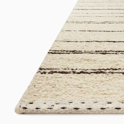 Bowie 2'0" x 3'0" Rug in Sand / Graphite