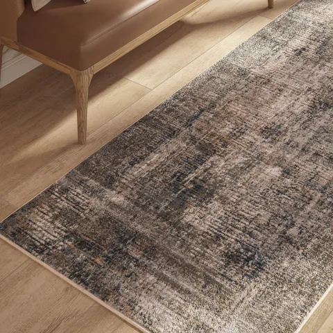 Charlise 2'8" x 10'6" Rug in Indigo / Charcoal