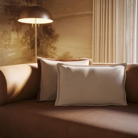 Brielle 18'' x 18'' Down Pillow in Natural / Brown