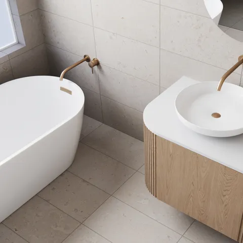 Wren 12 x 24 Matte Porcelain Tile in Dune