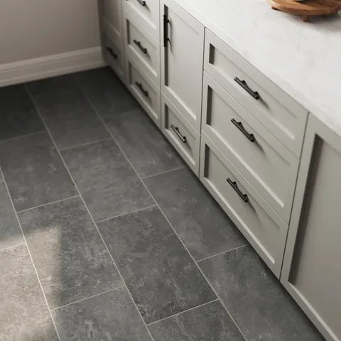 Wren 12 x 24 Matte Porcelain Tile in Charcoal