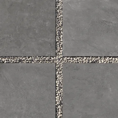 Wren 24 x 24 Grip Porcelain 2cm Paver Tile in Charcoal