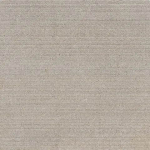 Wren 24x48 chiseled porcelain tiles in dune, showcasing a textured surface with soft beige tones, perfect for a modern, natural look.
