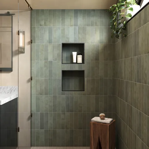 Wren 2 x 2 Matte Porcelain Mosaic Tile in Dune