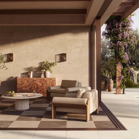 Leona 12 x 24 Matte Porcelain Tile in Marfil