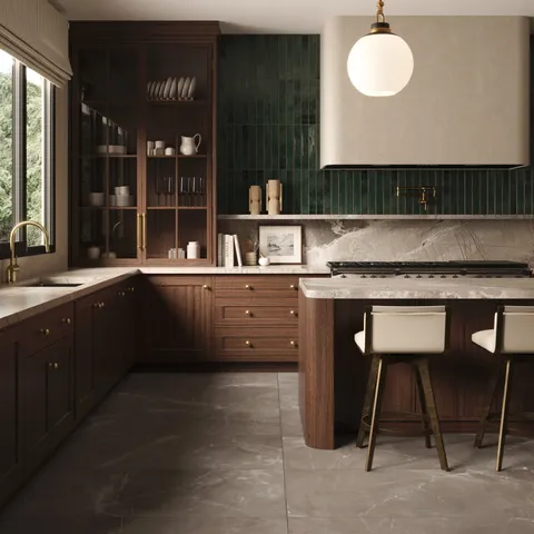 Leona 24 x 48 Matte Porcelain Tile in Amani Bronze