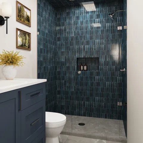 Leona 3 x 3 Matte Porcelain Hexagon Mosaic Tile in Amani Grey