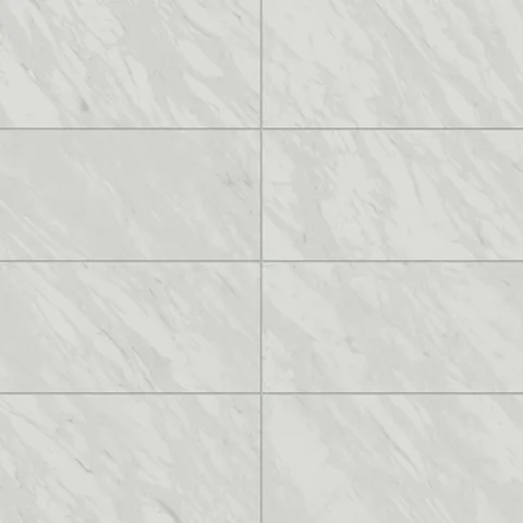 Blair 12 x 24 Matte Porcelain Tile in Volakas White