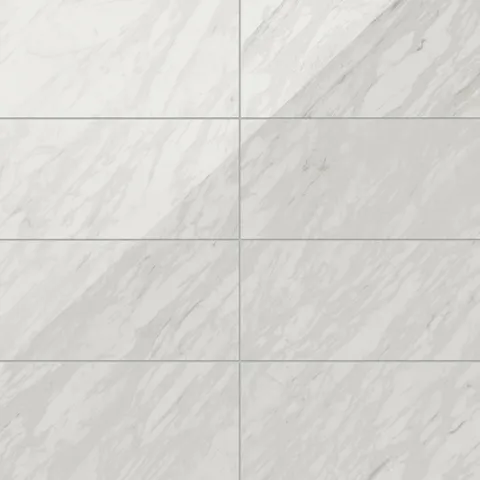 Blair 12 x 24 Polished Porcelain Tile in Volakas White