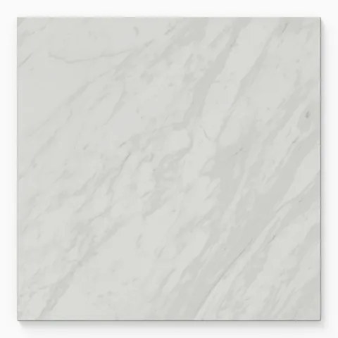 Blair 24 x 24 Matte Porcelain Tile in Volakas White