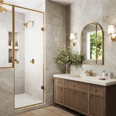 Blair 24 x 24 Polished Porcelain Tile in Oniciata Beige