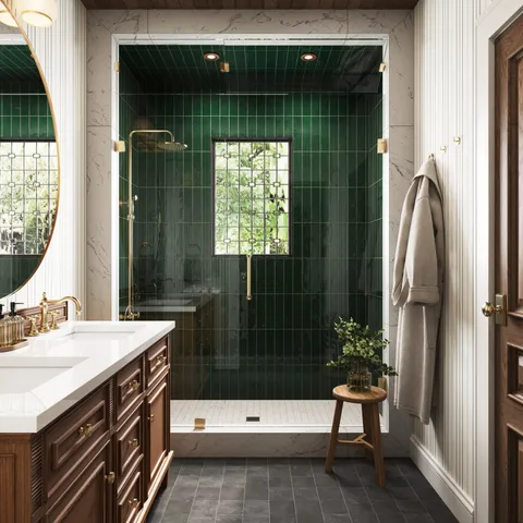 Blair 24 x 48 Matte Porcelain Tile in White Carrara