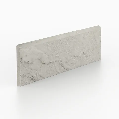 Blair 3 x 12 Matte Porcelain Bullnose Tile in Oniciata Beige