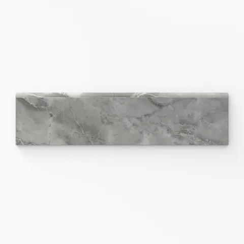 Blair 3 x 12 Matte Porcelain Bullnose Tile in Oniciata Grey