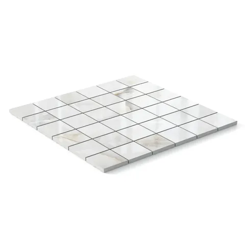Astrid 2 x 2 Polished Porcelain Mosaic Tile in Pearl