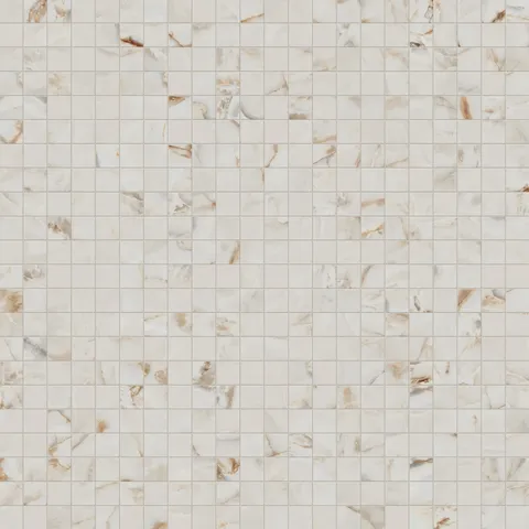 Astrid 2 x 2 Polished Porcelain Mosaic Tile in Alabaster
