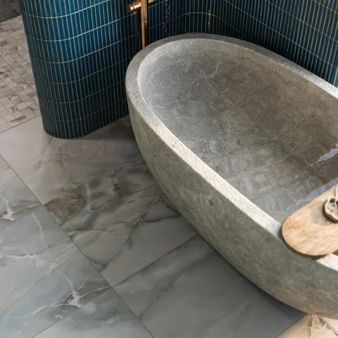 Astrid 24 x 24 Matte Porcelain Tile in Slate