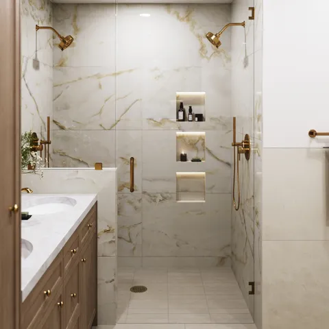Astrid 24 x 48 Polished Porcelain Tile in Alabaster