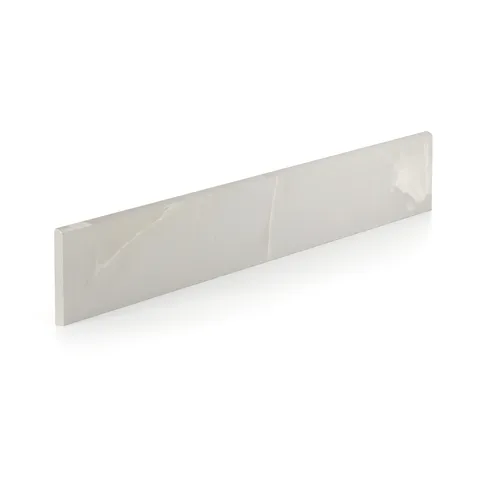 Astrid 3 x 24 Matte Porcelain Bullnose Tile in Oyster