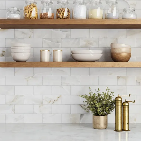 Astrid 3 x 6 Matte Porcelain Mosaic Tile in Pearl