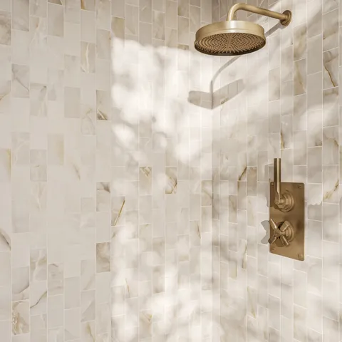Astrid 3 x 6 Matte Porcelain Mosaic Tile in Beige