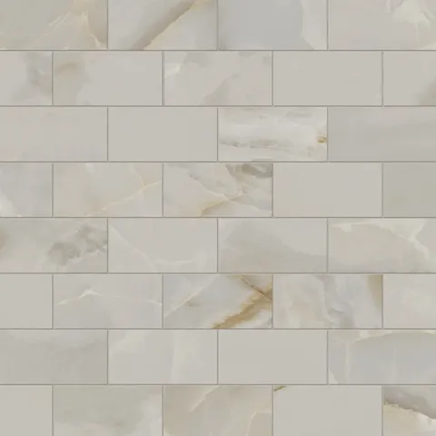 Astrid 3 x 6 Matte Porcelain Mosaic Tile in Oyster