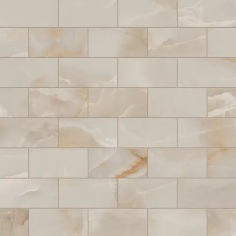 Astrid 3 x 6 Polished Porcelain Mosaic Tile in Beige