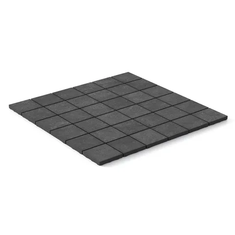 Wyatt 2 x 2 Matte Porcelain Mosaic Tile in Iron