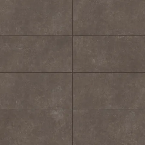 Wyatt Espresso 12x24 matte porcelain tiles, featuring a rich, deep brown tone with subtle texture, ideal for creating warm and sophisticated interiors.