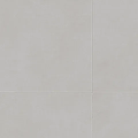 Wyatt 32x32 matte porcelain tile in Fog showcases a light, neutral tone with a soft textured finish, ideal for creating airy and sophisticated spaces.