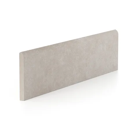 Wyatt 3 x 12 Matte Porcelain Bullnose Tile in Sand