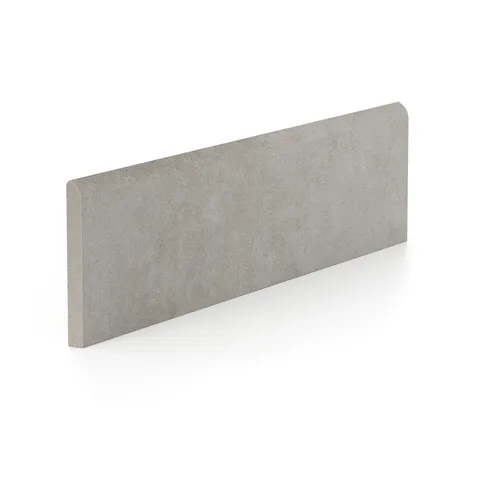 Wyatt 3 x 12 Matte Porcelain Bullnose Tile in Stone