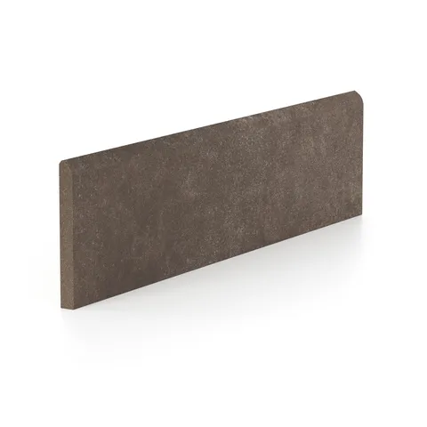 Wyatt 3 x 12 Matte Porcelain Bullnose Tile in Espresso