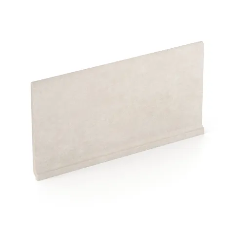Wyatt 6 x 12 Matte Porcelain Cove Base Tile in Ivory