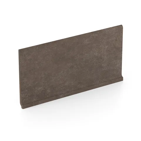 Wyatt 6 x 12 Matte Porcelain Cove Base Tile in Espresso