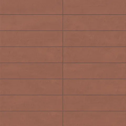 Dax 6 x 24 Matte Porcelain Tile in Rust