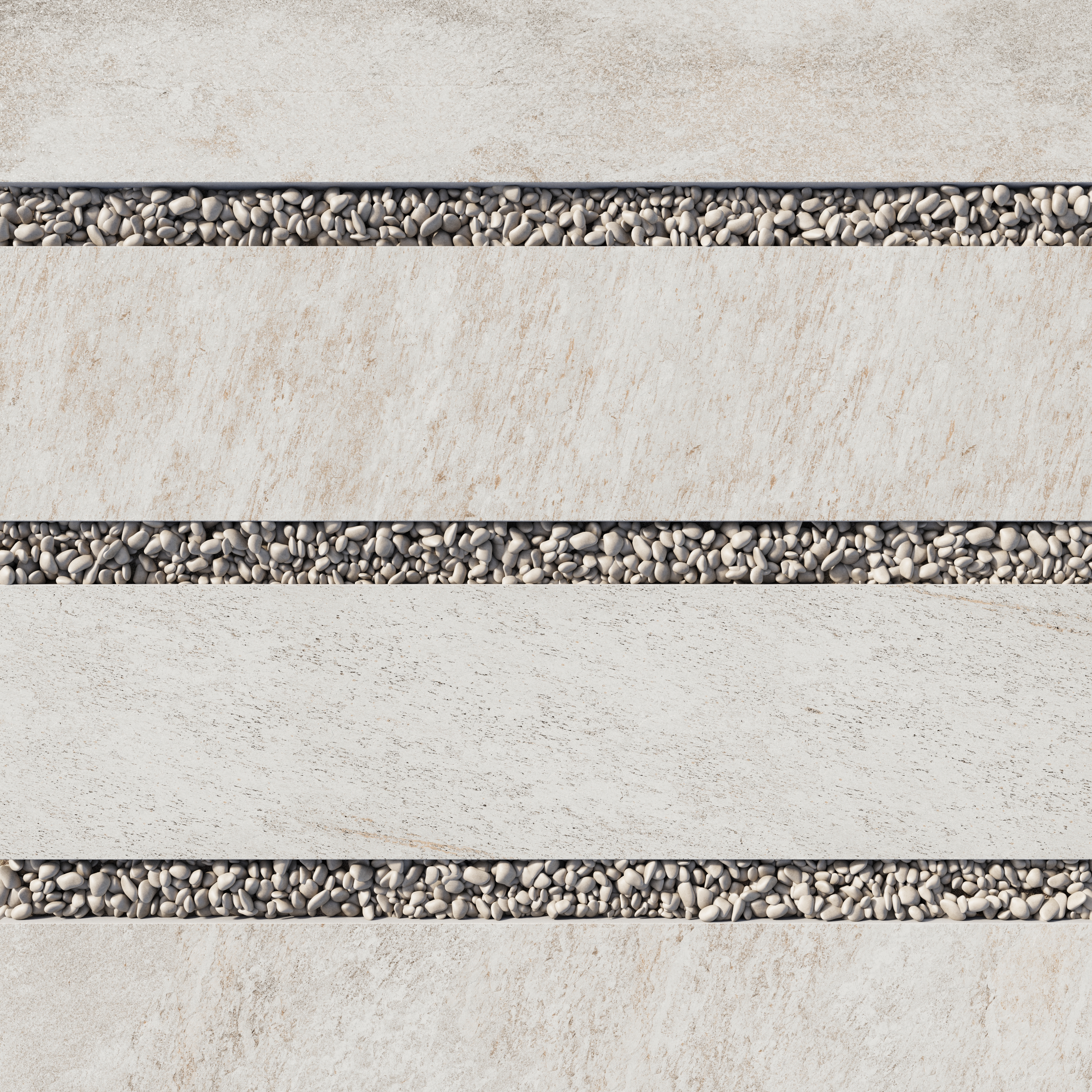 Carter 12 x 48 Grip Porcelain 2cm Paver Tile in Stone | Edward Martin