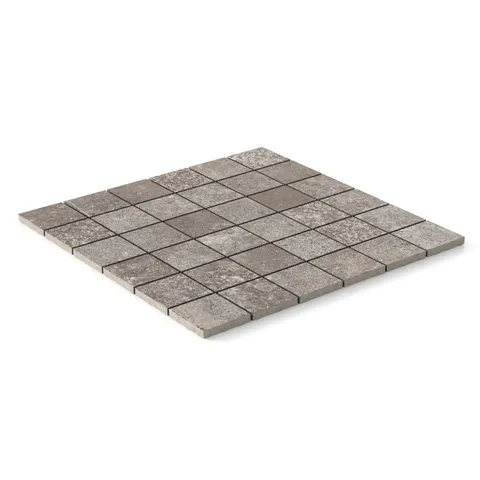 Wesley 2 x 2 Matte Porcelain Mosaic Tile in Taupe