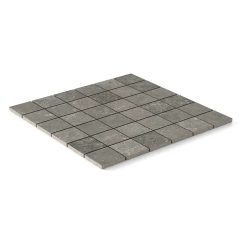 Wesley 2 x 2 Matte Porcelain Mosaic Tile in Charcoal
