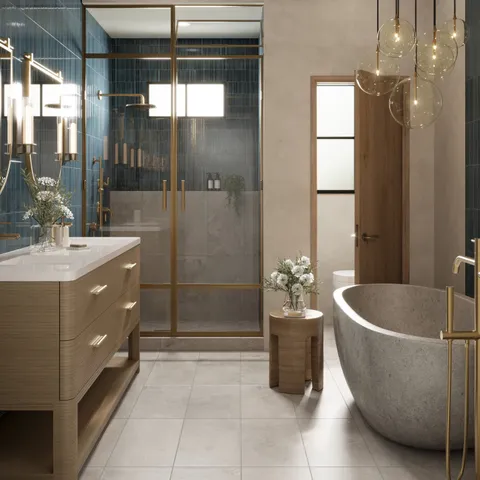Wesley 12 x 24 Matte Porcelain Tile in Chalk