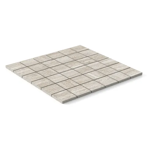 Hendrix 2 x 2 Matte Porcelain Mosaic Tile in Oat