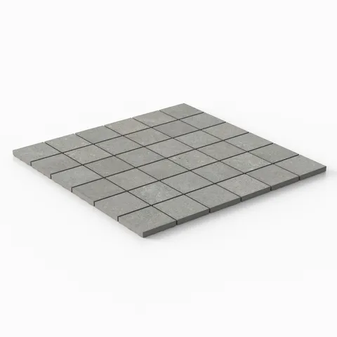 Shea 2 x 2 Matte Porcelain Mosaic Tile in Stone