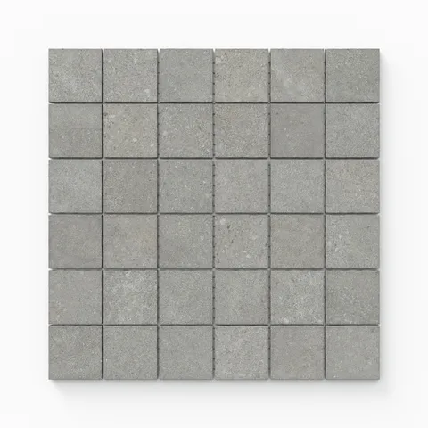 Shea 2 x 2 Matte Porcelain Mosaic Tile in Stone