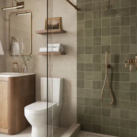 Shea 2 x 2 Matte Porcelain Mosaic Tile in Dune