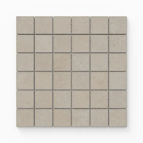Shea 2 x 2 Matte Porcelain Mosaic Tile in Dune