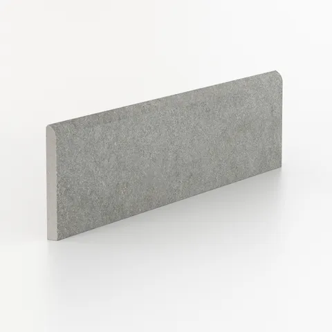 Shea 3 x 12 Matte Porcelain Bullnose Tile in Stone