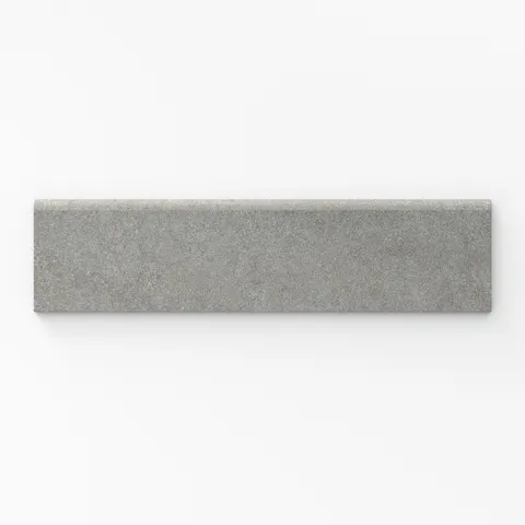 Shea 3 x 12 Matte Porcelain Bullnose Tile in Stone