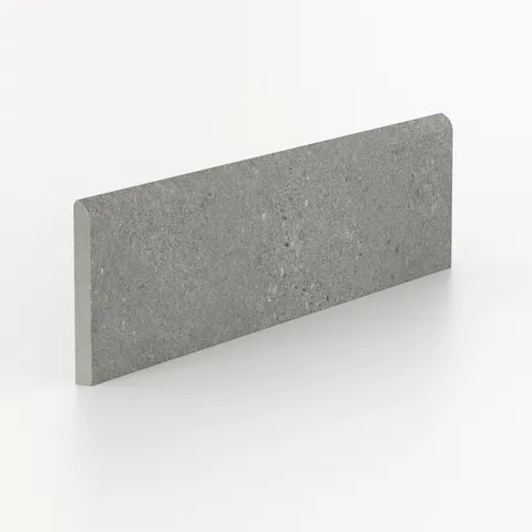 Shea 3 x 12 Matte Porcelain Bullnose Tile in Storm Grey
