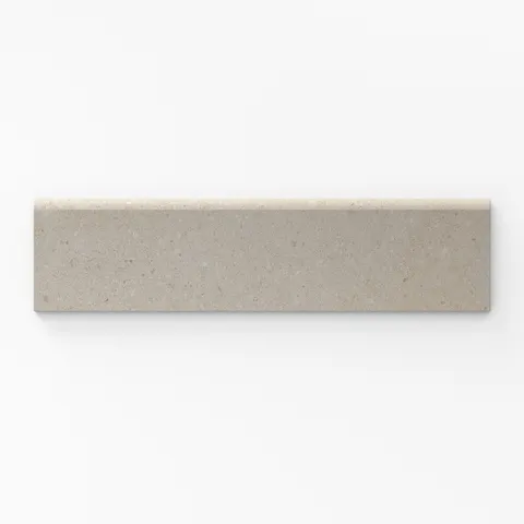 Shea 3 x 12 Matte Porcelain Bullnose Tile in Dune