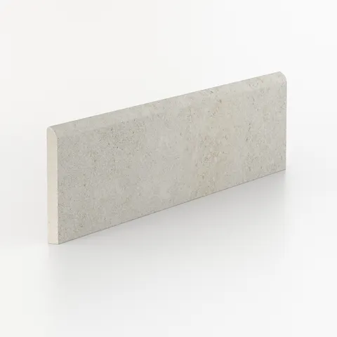Shea 3 x 12 Matte Porcelain Bullnose Tile in Polar